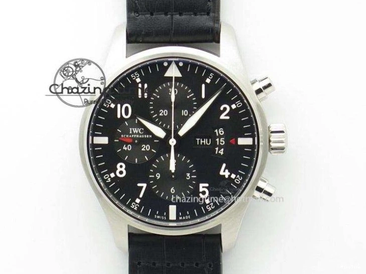 MIROTIME 0801 Efficient Mark XVIII Le Petit Prince IW327001 SS MKS 1:1 Best Edition White Dial On Leather Strap MIYOTA9015 V 7220